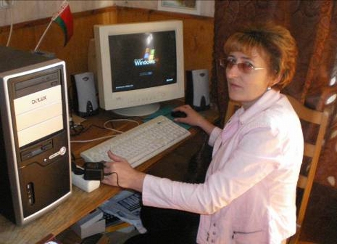 Загадчыца Мікашэвіцкай гарадской бібліятэкі Пуляк А.А., 2008г.