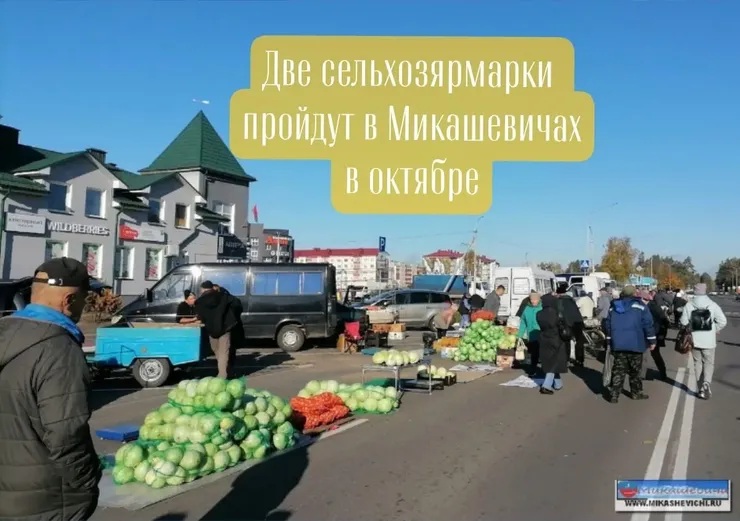 Две сельхозярмарки пройдут в Микашевичах в октябре